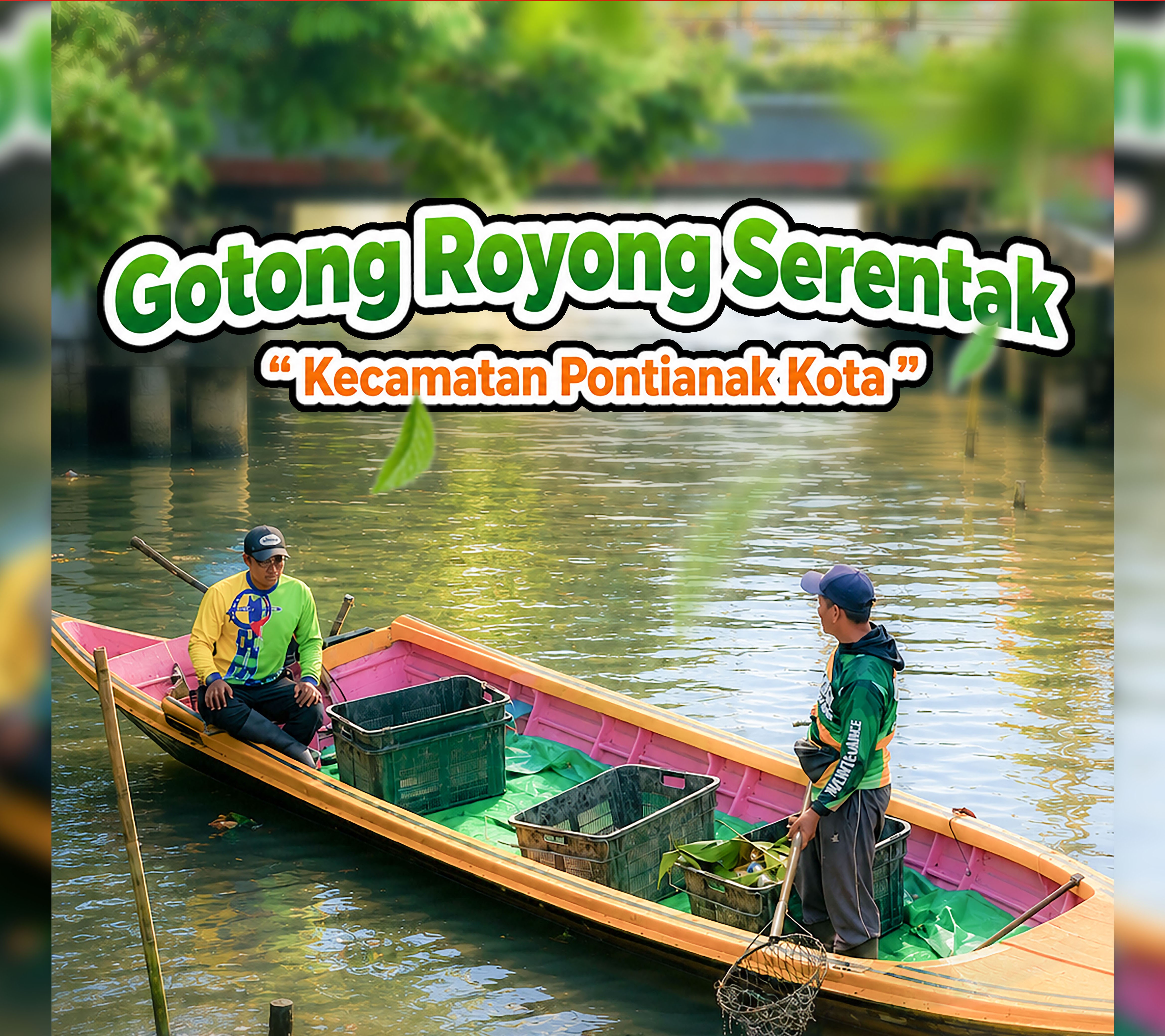 Gotong Royong di Jalan Batanghari Timur, Kolaborasi Tangani Sampah dan Drainase